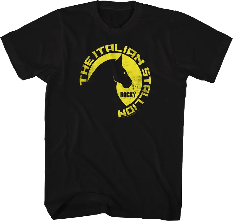 Italian Stallion Circle Logo Rocky T-Shirt