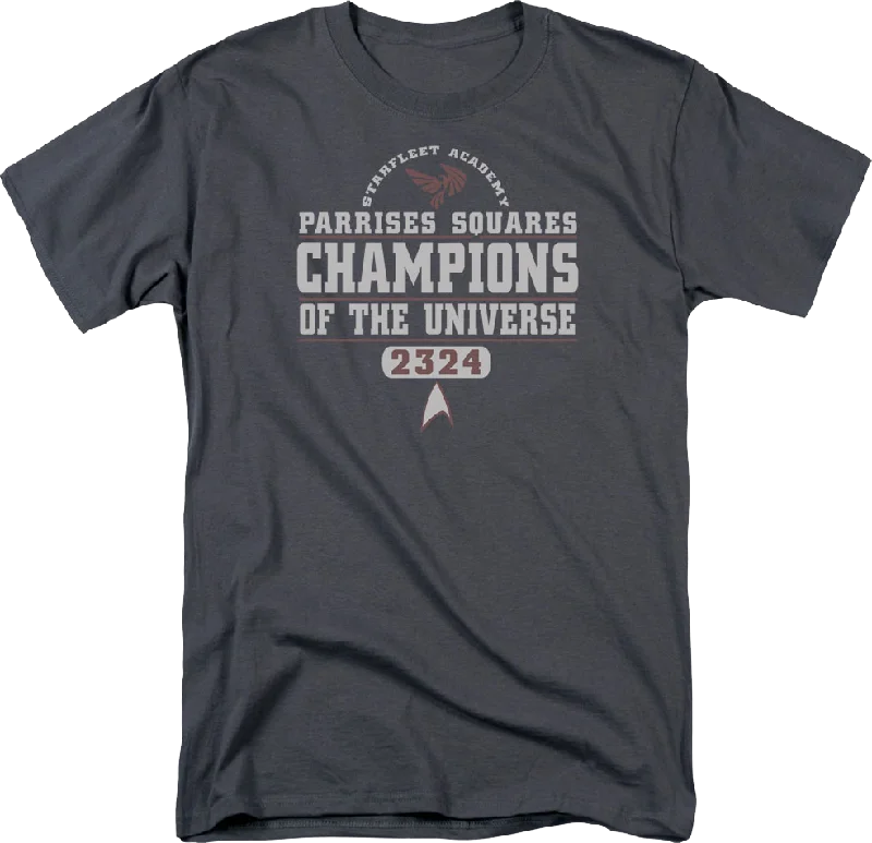 Parrises Squares Champions Star Trek T-Shirt