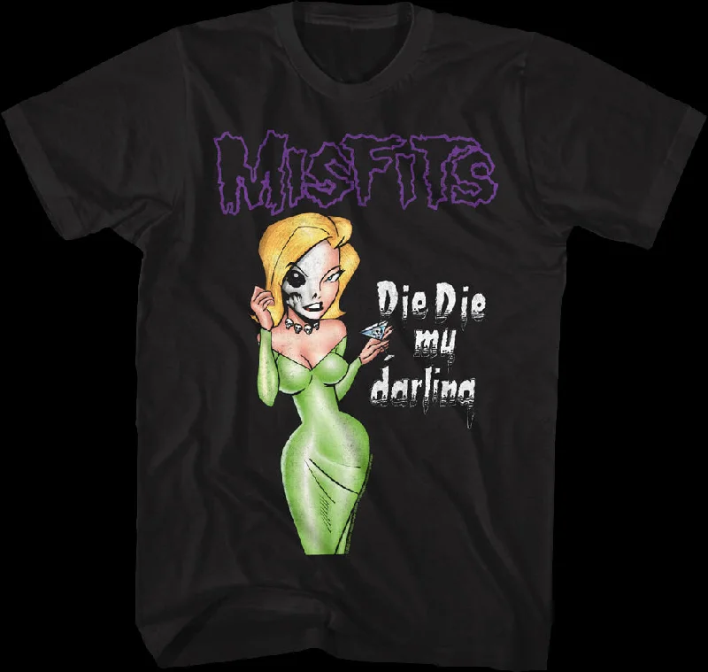 Die Die My Darling Illustration Misfits T-Shirt