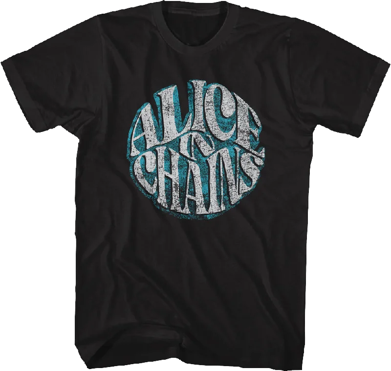 Distressed Logo Alice In Chains T-Shirt