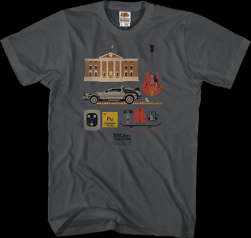 Back to the Future Items T-Shirt