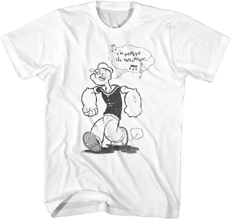 Singing Popeye T-Shirt