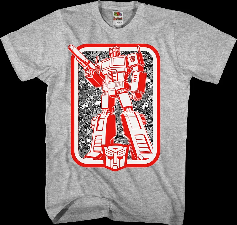 Autobots Leader Optimus Prime Transformers T-Shirt