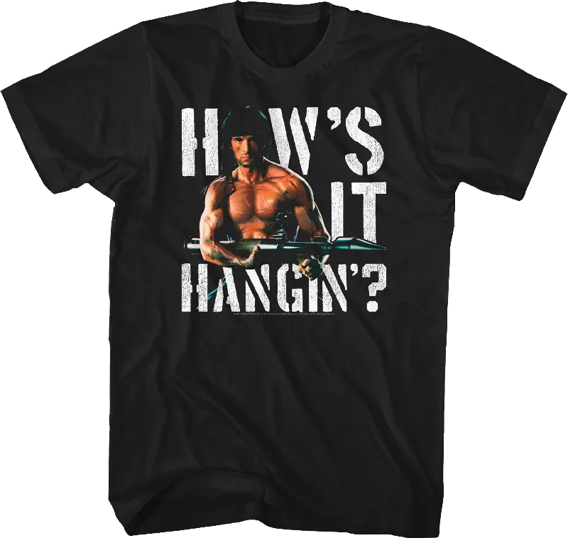 How's It Hangin' Rambo T-Shirt