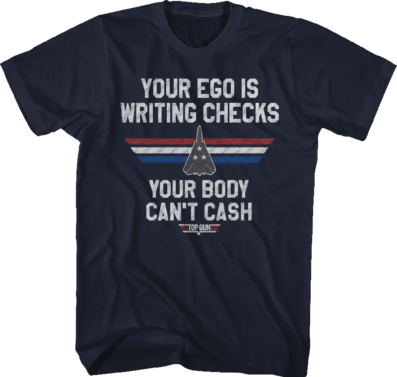 Writing Checks Top Gun T-Shirt