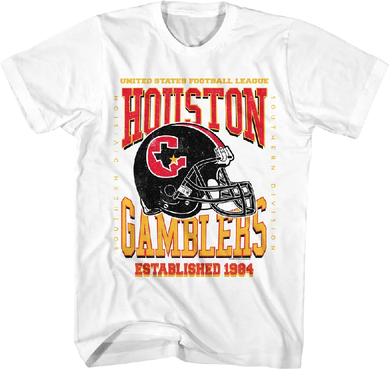 Houston Gamblers Established 1984 USFL T-Shirt