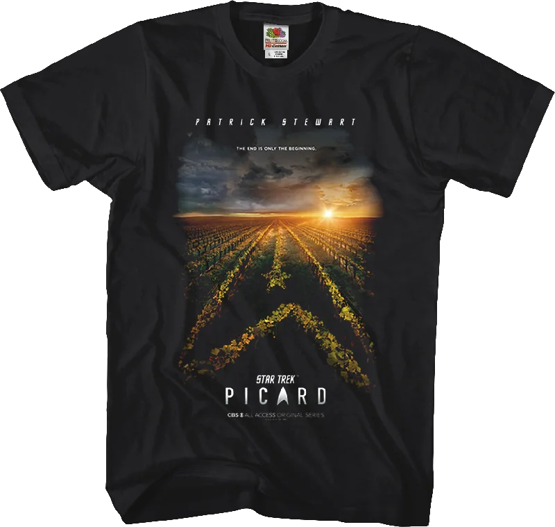 The End Is Only The Beginning Poster Star Trek Picard T-Shirt