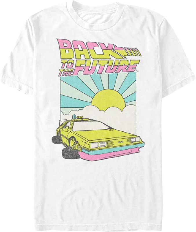 Retro DeLorean Sunshine Back To The Future T-Shirt