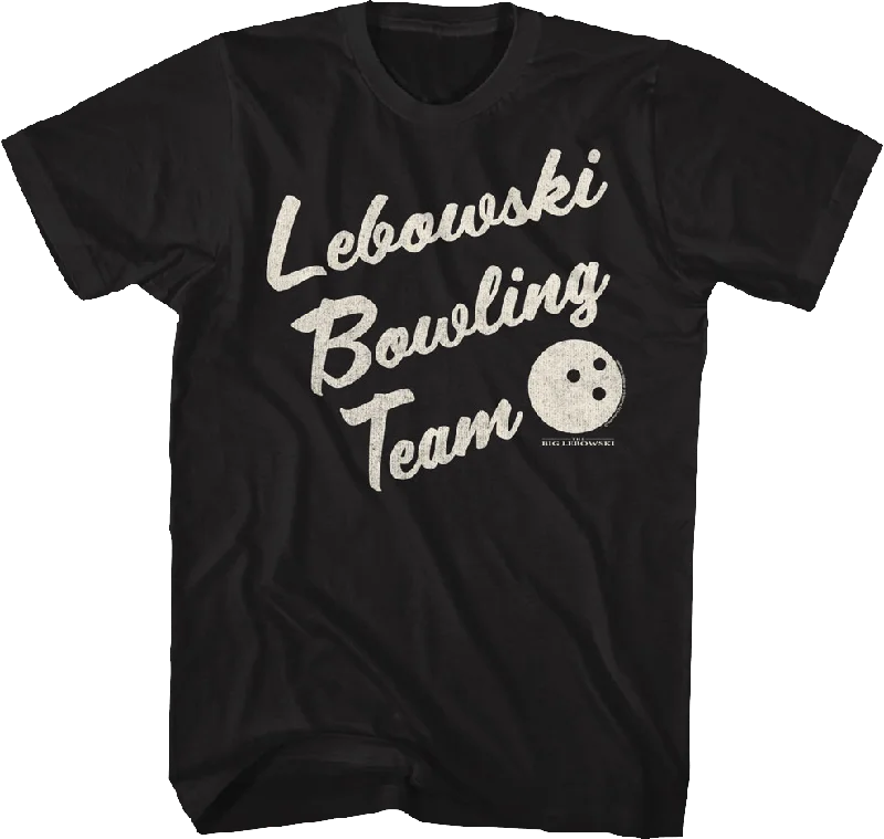 Black Lebowski Bowling Team T-Shirt