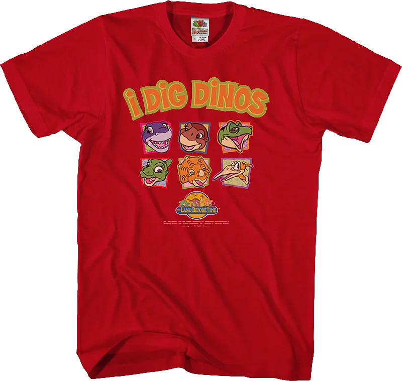 I Dig Dinos Land Before Time T-Shirt