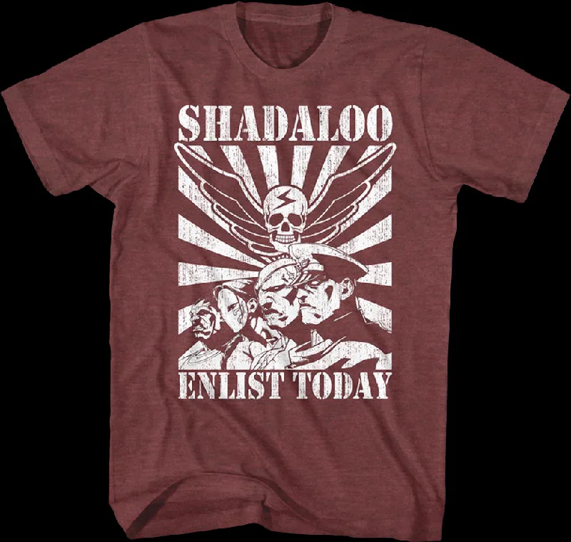 Shadaloo Propaganda Poster Street Fighter T-Shirt