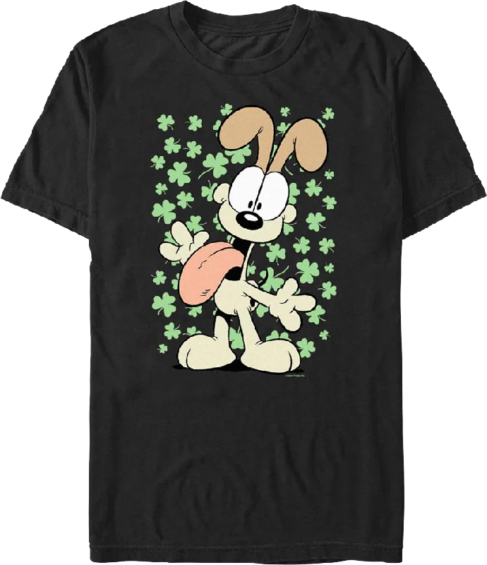 Odie's Four-Leaf Clovers Garfield T-Shirt