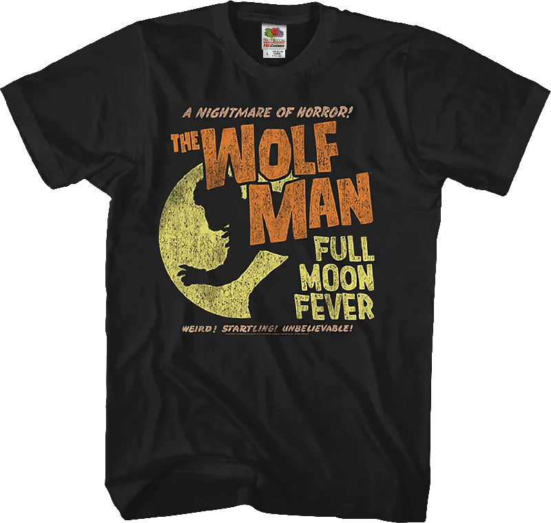 Full Moon Fever Wolf Man T-Shirt