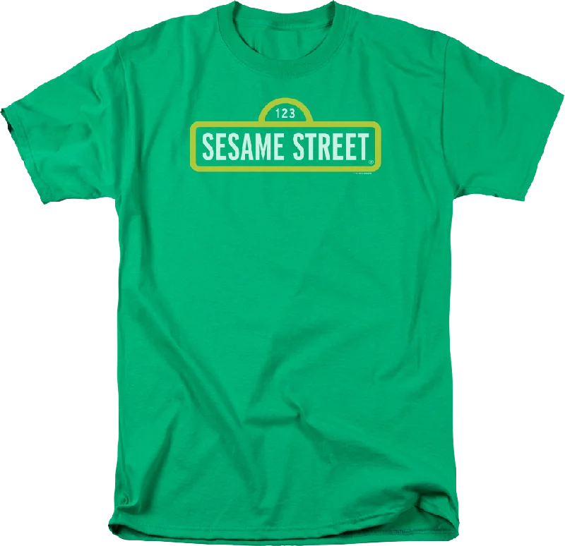 Green Sign Sesame Street T-Shirt