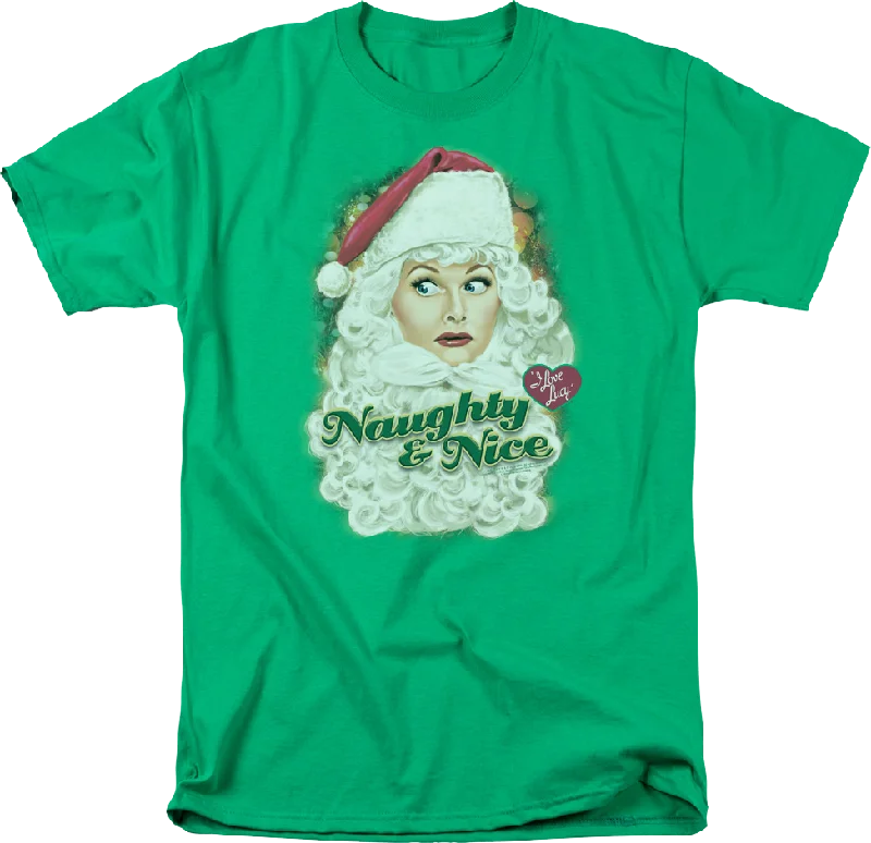 Naughty & Nice I Love Lucy T-Shirt