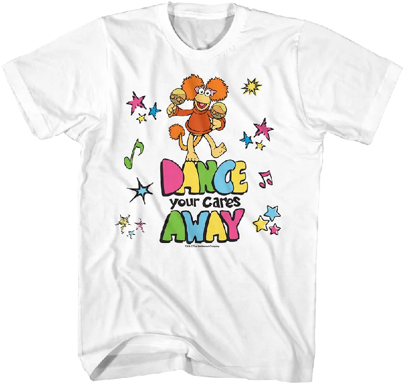 Dance Your Cares Away Colorful Shapes Fraggle Rock T-Shirt