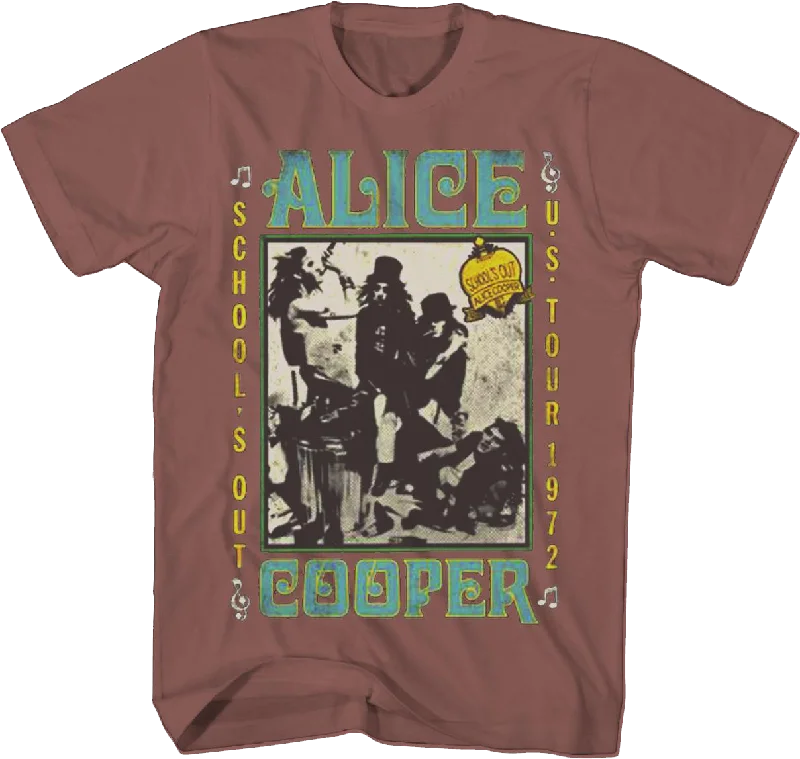 School's Out US Tour 1972 Alice Cooper T-Shirt