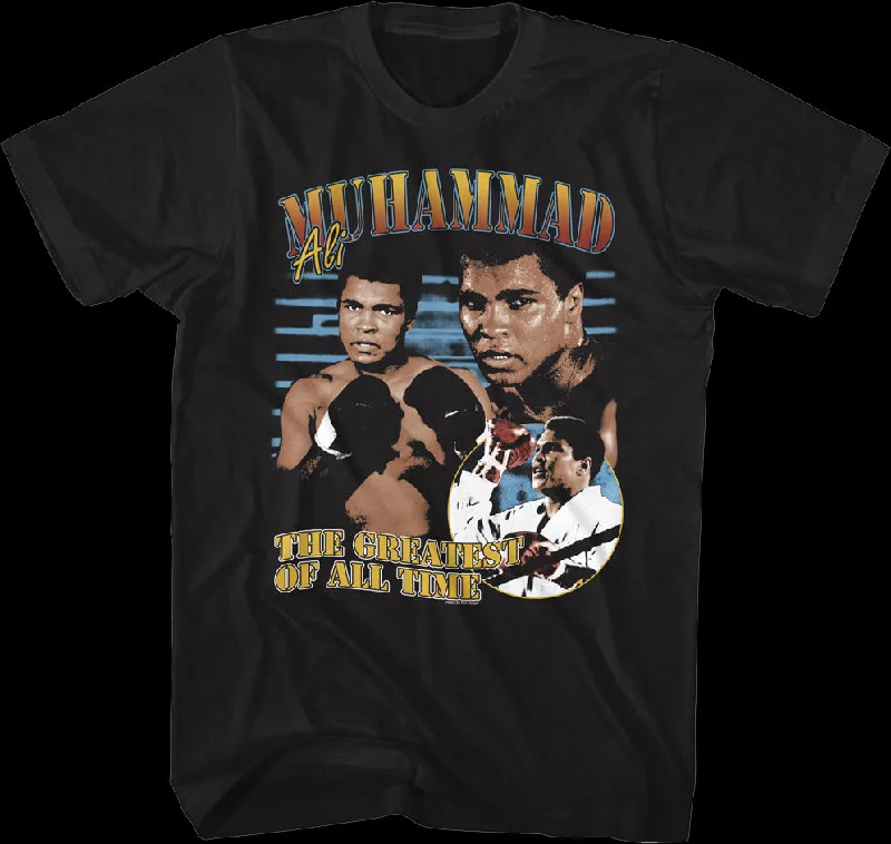 Greatest Of All Time Collage Muhammad Ali T-Shirt