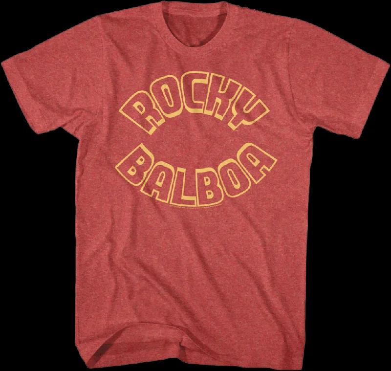 Block Letters Rocky Balboa T-Shirt