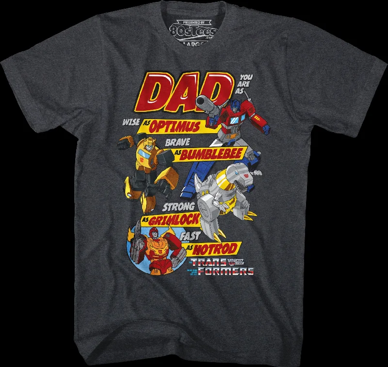 Autobots Father's Day Transformers Shirt