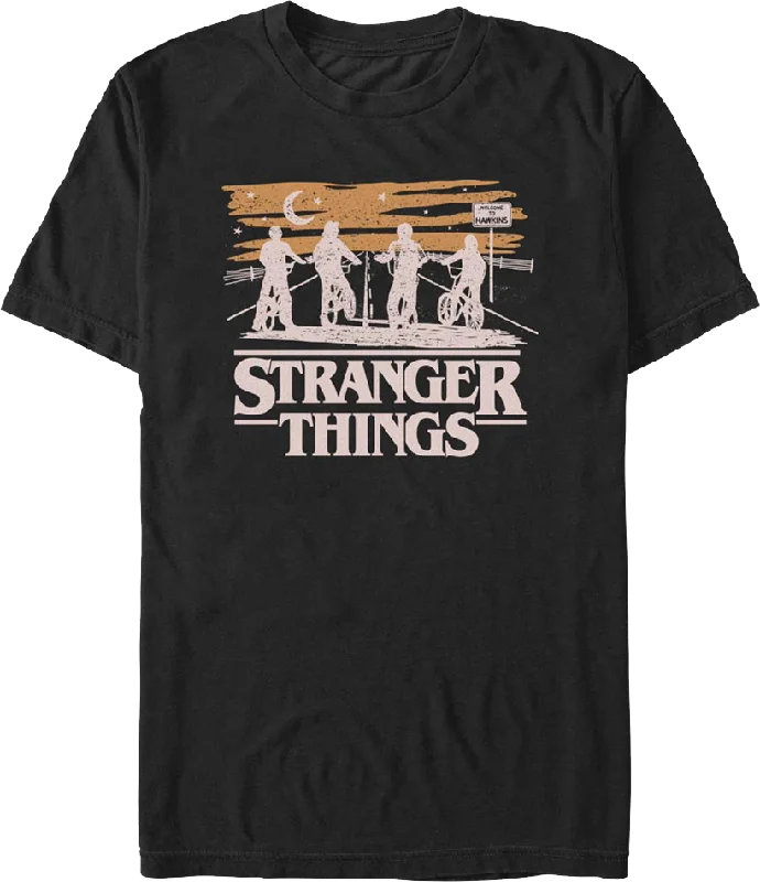 Black Silhouettes Stranger Things T-Shirt