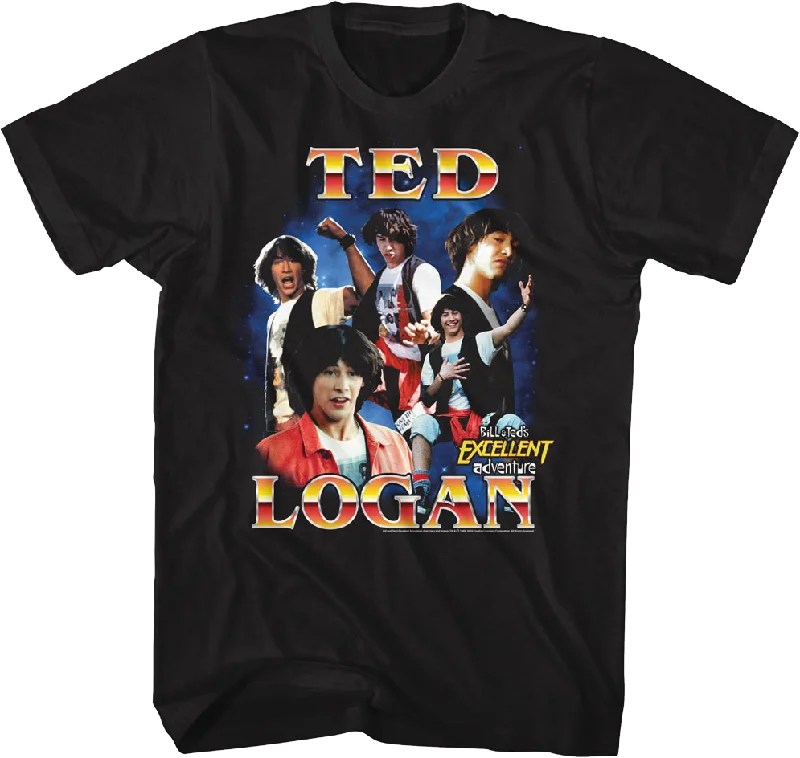 Ted Logan Collage Bill & Ted's Excellent Adventure T-Shirt