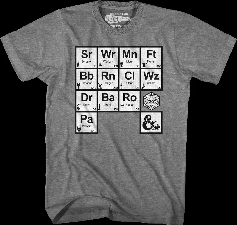 All Elements Dungeons & Dragons T-Shirt