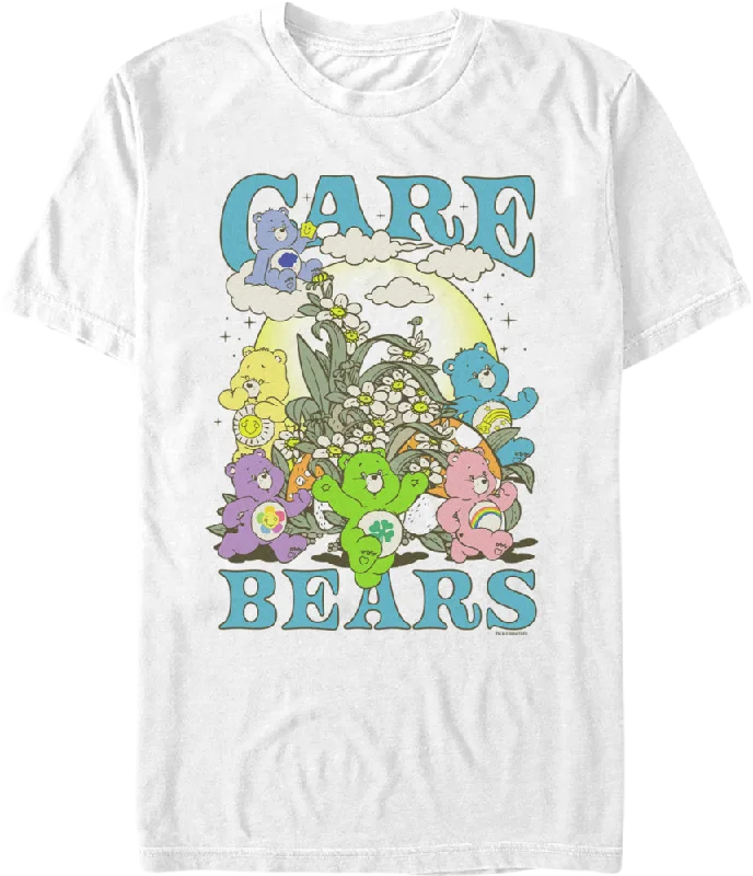 Flower Field Care Bears T-Shirt