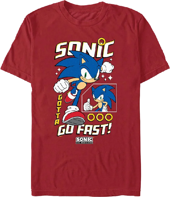 Gotta Go Fast Sonic The Hedgehog T-Shirt