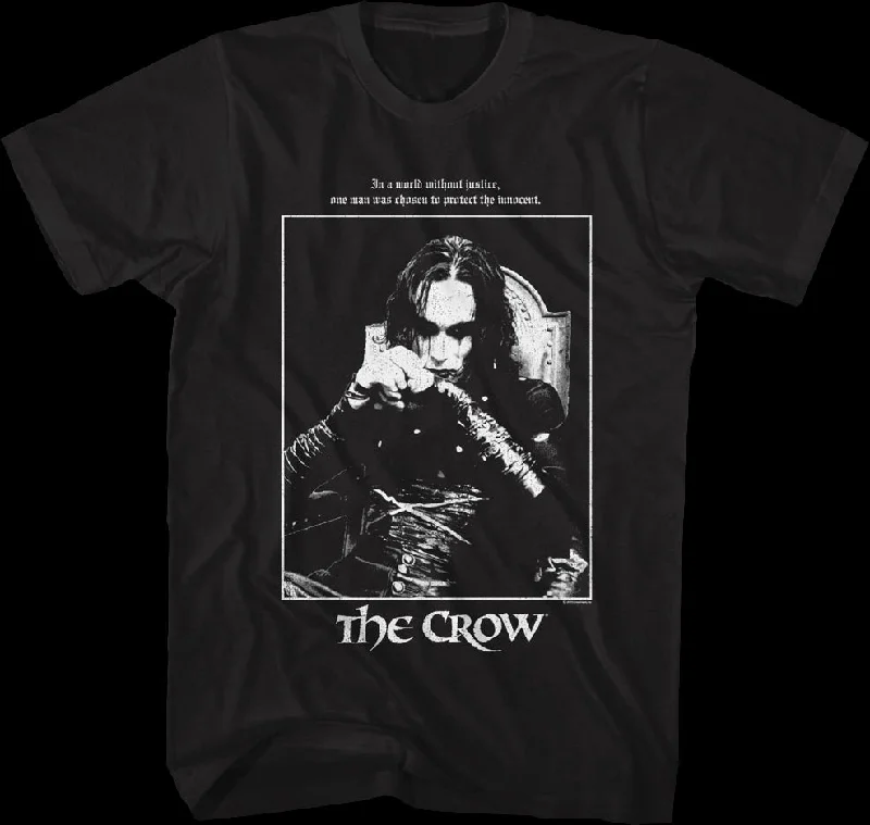 World Without Justice The Crow T-Shirt