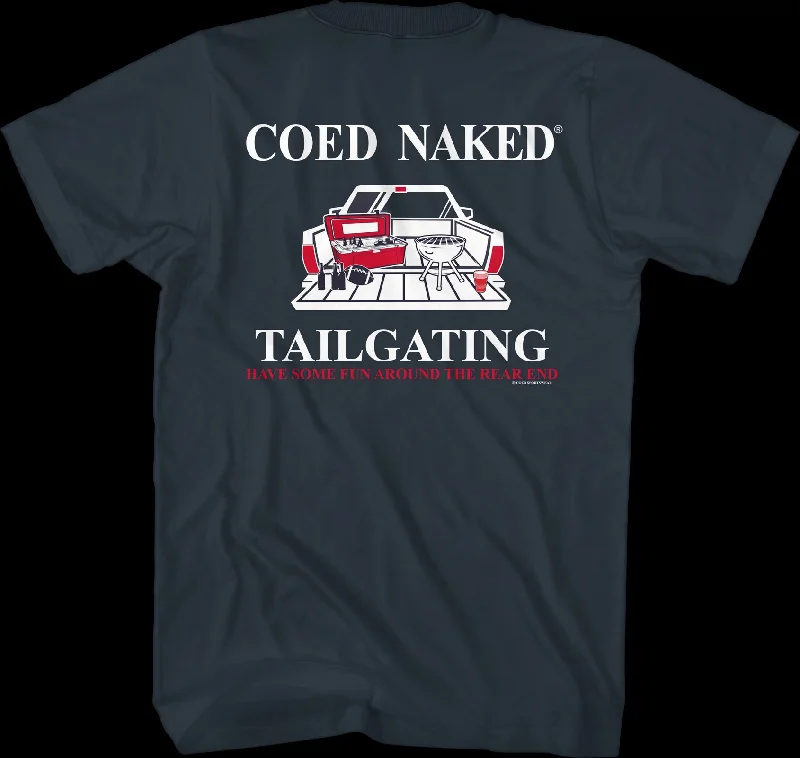 Tailgating Coed Naked T-Shirt