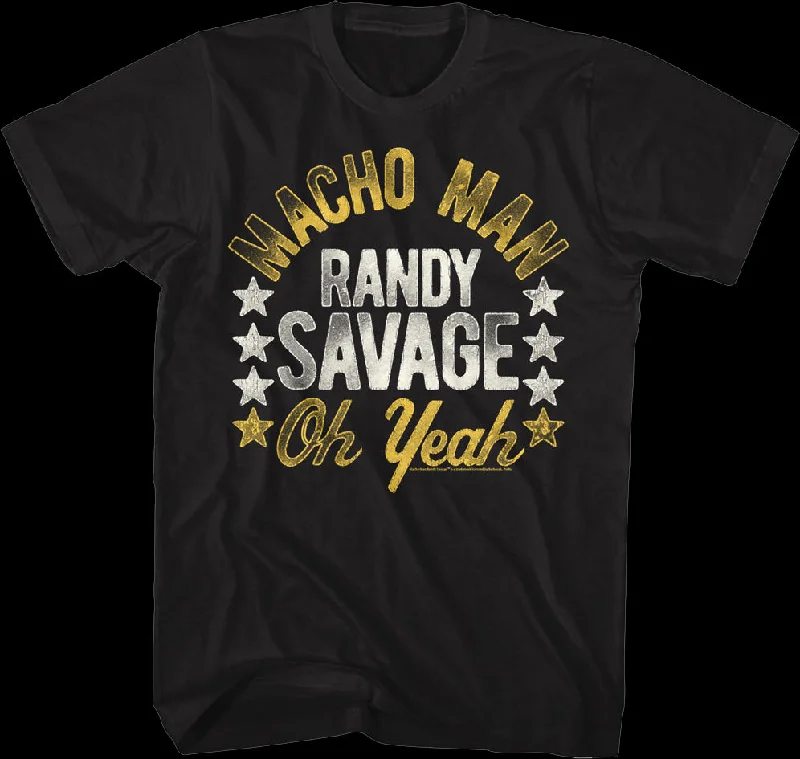 Black Macho Man Randy Savage Oh Yeah Shirt