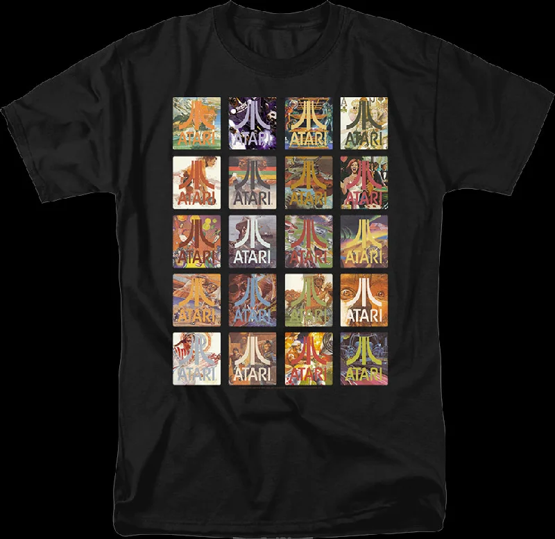 Classic Games Collage Atari T-Shirt