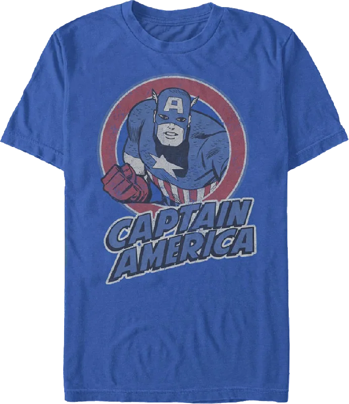 Vintage Captain America Marvel Comics T-Shirt