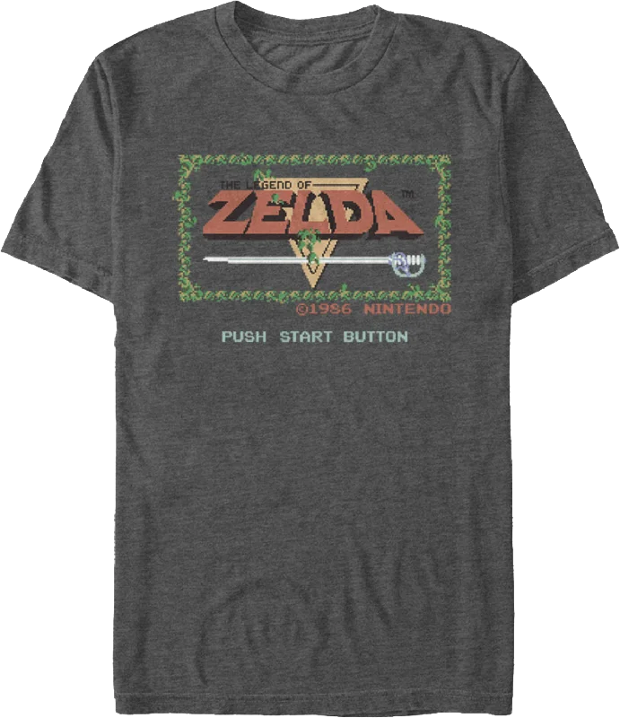 Start Screen Legend of Zelda T-Shirt