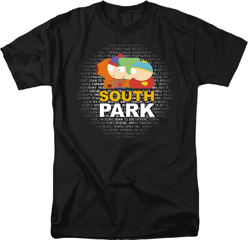 Theme Song Lyrics South Park T-Shirt