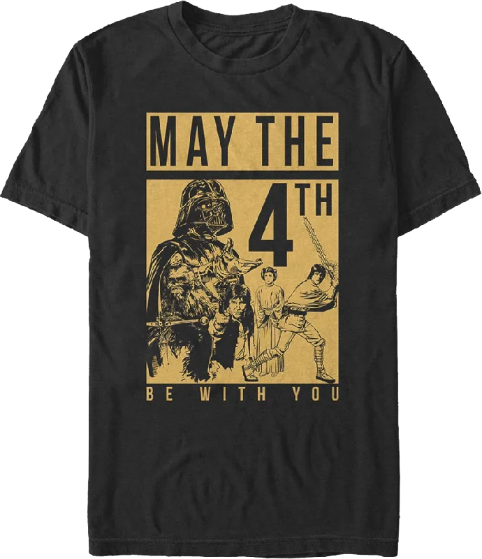 May The Fourth Be With You Sketches Star Wars T-Shirt