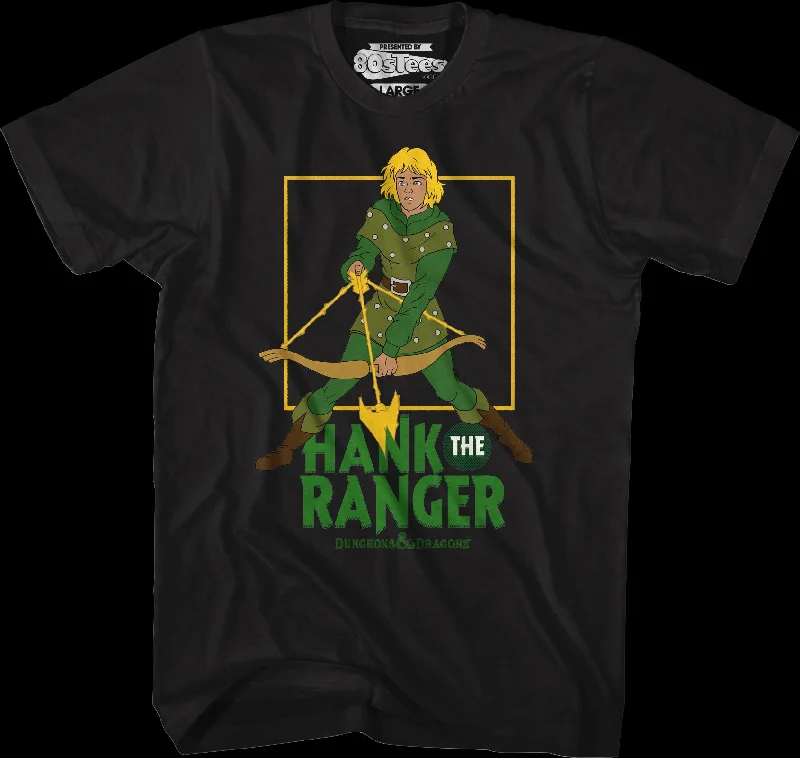 Hank The Ranger Bow & Arrow Pose Dungeons & Dragons T-Shirt