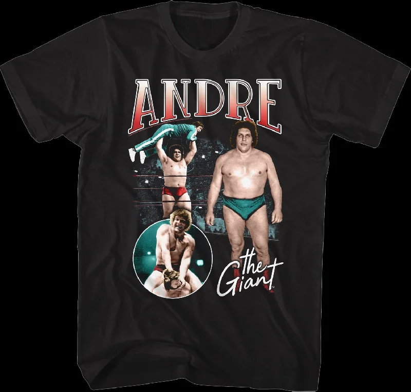 Vintage Collage Andre The Giant T-Shirt