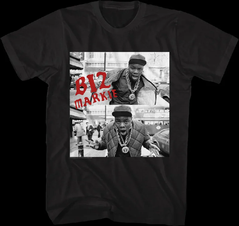 Black And White Street Photos Biz Markie T-Shirt