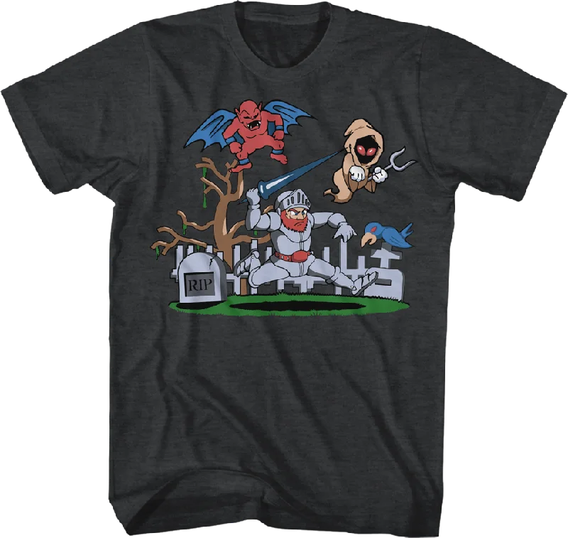 Arthur vs The Undead Ghosts 'N Goblins T-Shirt