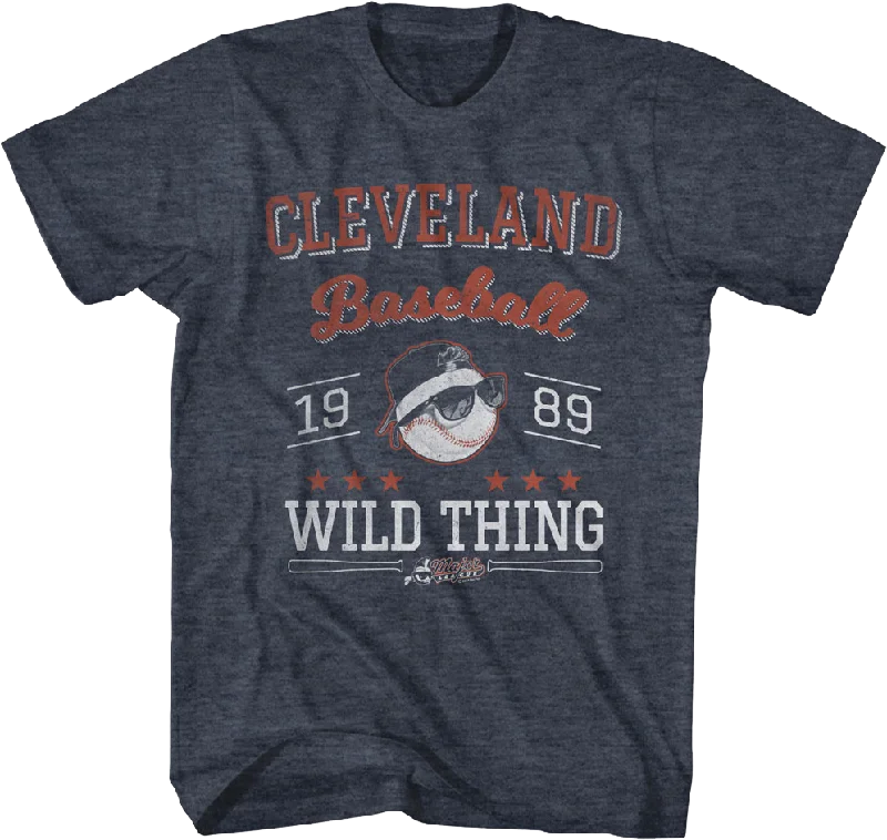 Wild Thing Cleveland Baseball 1989 Major League T-Shirt