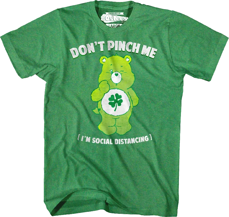 Good Luck Bear Don't Pinch Me I'm Social Distancing Care Bears T-Shirt