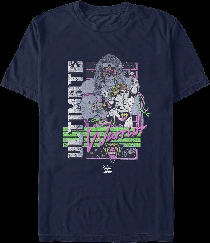 Vintage Distressed Collage Ultimate Warrior T-Shirt