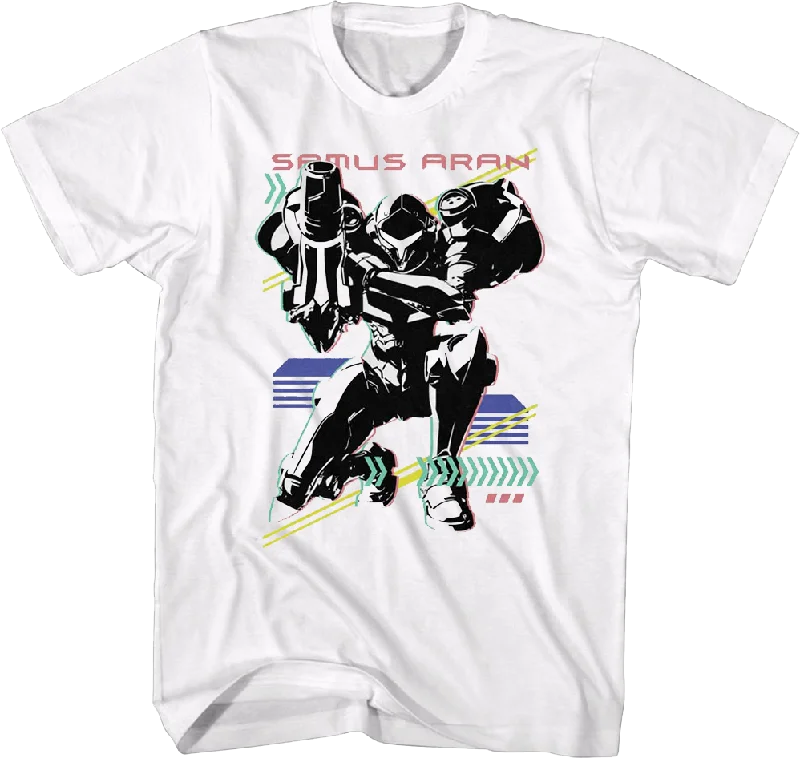 Retro Samus Aran Nintendo T-Shirt