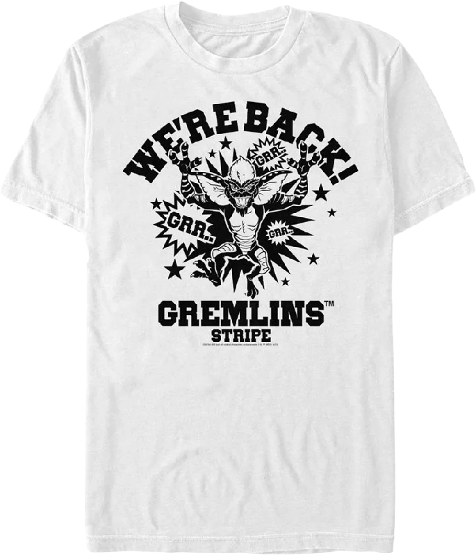 Stripe We're Back Gremlins T-Shirt