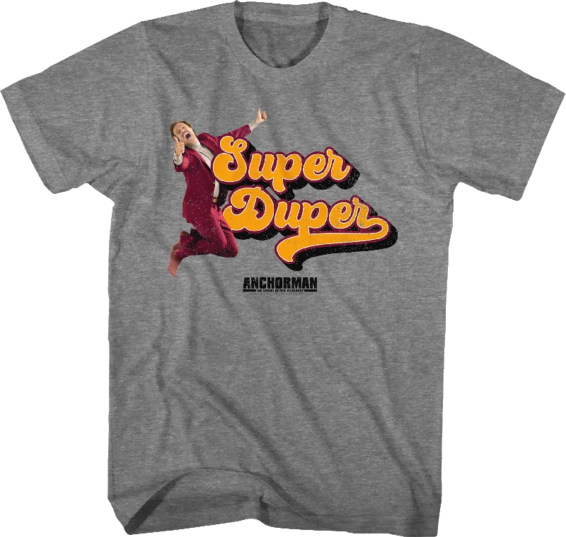 Ron Burgundy Super Duper Anchorman T-Shirt