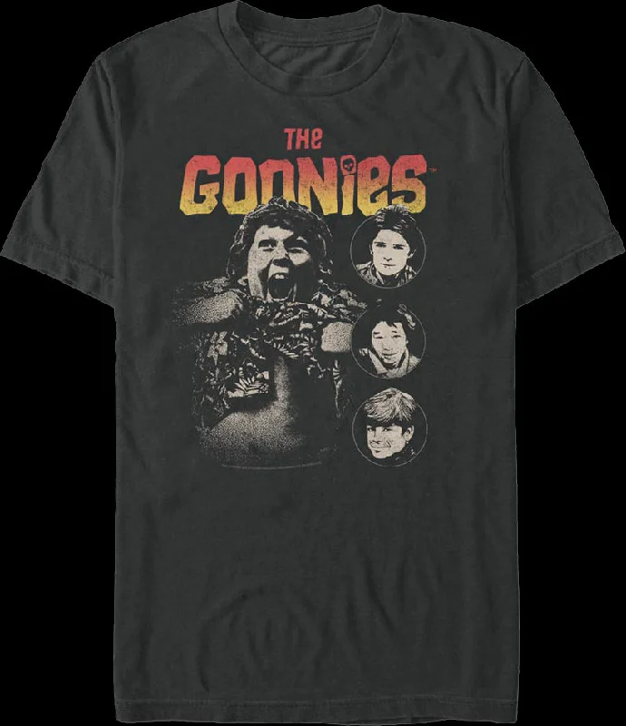 Truffle Shuffle Faces Goonies T-Shirt