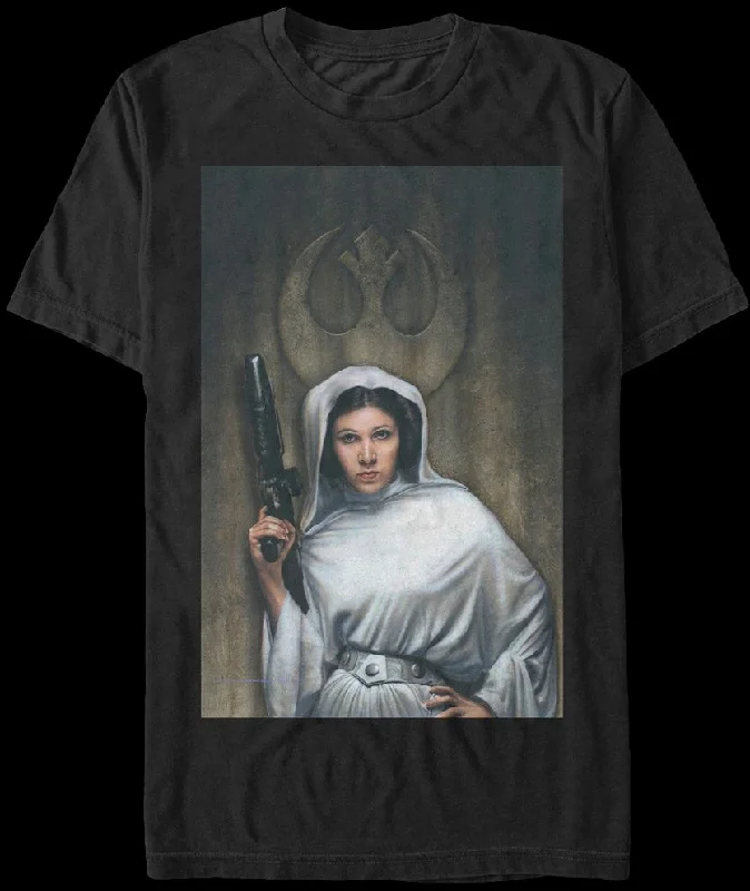 Princess Leia Painting Star Wars T-Shirt