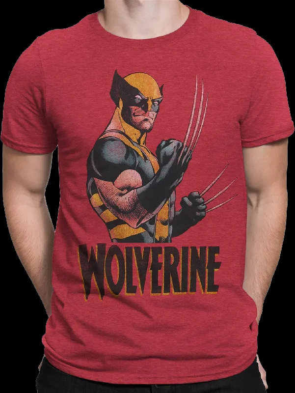 Wolverine Adamantium Claws Marvel Comics T-Shirt